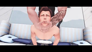 Teacher Gave His Partisan Hard Anal Sex Increased by Deep Throat &lpar;Sims   SFM   Anime Hentai&rpar;