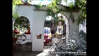 Gay Poolside Cock Sucking